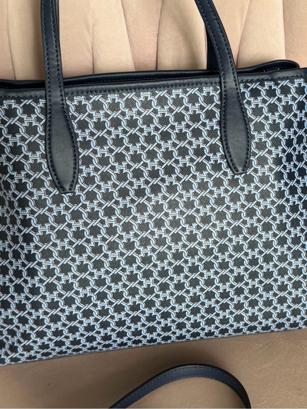 Kate Spade ♠️ New York Link Mini Tote Crossbody in Blue Multi - Picture 15 of 16
